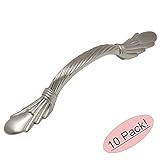 Cosmas® 7681SN Satin Nickel Cabinet Hardware Handle Pull - 3" Hole Centers - 10 Pack [並行輸入品]