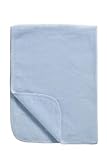Meyco Baby Blanket 100% Cotton (75 x 100 cm, Baby Blue) by Meyco