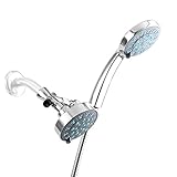 BINO 'Tranquility' 3-Way 5 Function Handheld Twin Chrome Shower Set [並行輸入品]
