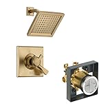 Delta Delta KSDDR-T17251-CZ Dryden Shower Kit Pressure-Balance Dual-Function Cartridge, Champagne Br