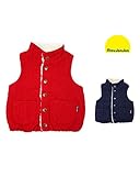 【子供服】 moujonjon (ムージョンジョン) ケーブルニット裏ボアベスト 80cm～130cm M54221