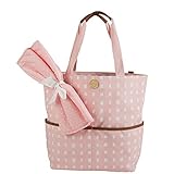 Mud Pie Big Bundle Diaper Bag Tote, Pink by Mud Pie