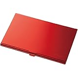 ナカバヤシ Digio2 メモリーカードケース アルミ SDカード 2枚 ・ microSDカード 4枚 収納 レッド Z2941
