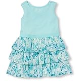 THE CHILDREN'S PLACE(ザ・チルドレンズプレイス) スリーブレスプリントラッフルドレス ワンピース 12～18ヶ月【並行輸入】