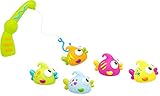 Konfetti Bathtub Fishing Set With 5 Squirters, Set of 6
