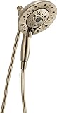 Delta 58480-CZ-PK In2ition H2Okinetic 5-Setting Two-in-One Handshower Showerhead, Champagne Bronze [