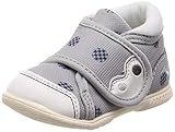 [ミズノ] ファーストシューズ ハグモックファースト [ベビー] (現行モデル) グレー×サックス×ネイビー 13 cm
