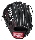 【Amazon.co.jp 限定】ローリングス(Rawlings) 野球用 グラブ グローブ 軟式/ソフトボール兼用 大人用 PLAY MAKER プレイメーカー [オールラウンド用] GRXPMN55 ブラック サイズ 11.75 インチ ※左投げ用