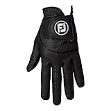 [フットジョイ] ゴルフグローブ ウェザーソフ ブラック 左手着用 (右利き用) メンズ 24cm FGWF23BK-24