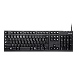 エレコム キーボード 有線 メンブレン 1000万回高耐久 ブラック TK-FCM062BK