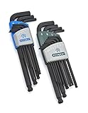 Allen 56602G 22-Key SAE/Metric Magnetic Ball-Plus Hex Key Set [並行輸入品]