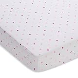 Breathable Baby Pink Mist Dot Fitted Sheet by Breathable Baby [並行輸入品]