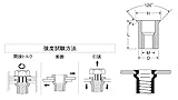 TOP トップ工業 SFH-840SF トップナット パック入り スモールスモールフランジナット20本