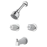 Pfister g03 – 6120 Pfister 2-handleタブ&シャワー蛇口withメタルノブハンドルポリッシュクロームで、2.0 GPM
