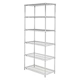 ルミナス オーダーラック ルミナススリムシリーズ 6段 +延長2本(+46.5cm) 幅91.5×奥行46×高さ264.1cm ゴムキャスター小仕様(ストッパー付) SM9045N0000210CCNX-6