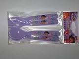 Dora The Explorer 4pc Fork & Spoon Flatware Set [並行輸入品]