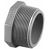 Charlotteパイプ& Foundry Pvc 08113 1400ha 1 " PVC sch80 MPTプラグ