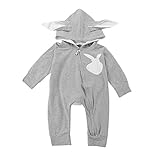 Domybest 子供服 カバーオール ロンパース ベビー服 長袖 無地 男の子 女の子 0-2歳 柔らかく かわいい お祝い 誕生日 ギフト 幼稚園 普段着 部屋着