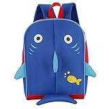 shopparadise 迷子防止リュック　迷子防止ひも付き　ベビー用リュックバッグ　可愛い　ハーネス付き　散歩/遠足/旅行/通園/通学バッグ　男の子　女の子　子供プレゼント　入学祝い　魚柄