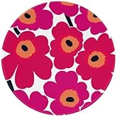 OFOK ムーミン リトルミイ 花柄 マウスパッド 円型 ラバー 仕事/自宅用 滑り止めゴム底 耐久性 オフィス ゲーム 多機能 アニメ キャラクター 小型 便利 おしゃれ 可愛い かわいい (11) 20*0.3cm