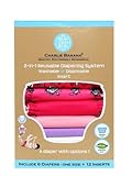 Charlie Banana Baby Kids 6 Diapers 12 Inserts Set Matthew Langille Girl Medium by Charlie Banana