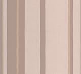 Graham & Brown Kelly Hoppen Style Hoppen Stripe Wallpaper, Cream/Brown/Metallic by Graham & Brown