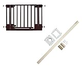 Summer Infant Sure & Secure Deluxe Top of Stairs Wood Walk-Thru Gate with No-Hole Stairway Installat