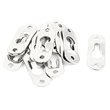 uxcell ブラケット　ガラス板　直径10mm　13個　ハードウエア　ミラーハンギング　ガラス