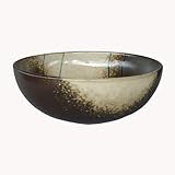 信楽焼 手洗い鉢 宵霞 排水金具付