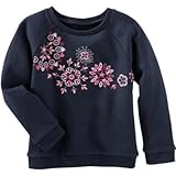 OSHKOSH(オシュコシュ) スパークルパフ-プリントトップ ネイビー トップス長袖Tシャツ 3歳【並行輸入】