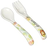 Baby Cie King of the Jungle Texturedフォーク&スプーン、マルチカラー