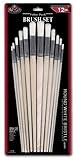Royal & Langnickel RSET-9602 White Bristle Round Brush Set