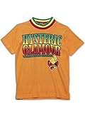 (ヒステリックミニ) Hysteric Mini グラデーションロゴプリント 半袖Tシャツ 110cm オレンジ