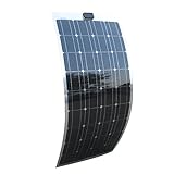 ECO-WORTHY ソーラーパネル専門屋出品 超薄型軽量 携帯型 単結晶フレキシブル ソーラーパネル チャージー
