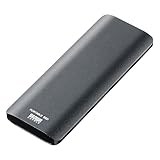 イーサプライ SSD 外付け 高速タイプ 512GB 小型 Type-A/Type-Cケーブル付き USB3.2 Gen2 テレビ録画 PS5/PS4/Xbox Series X EZ6-USSDL512GB