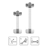 Mamimami Home ベビーセキュリティ 赤ちゃんの引き出しロック 冷蔵庫 / キャビネット/ トイレ 子供の安全ロック サイド調節可能 開閉禁止 地震対策 1個　ブルー