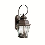 Kichler Lighting 9676OZ 2 Light Savannah Estate Outdoor Sconce, Olde Bronze by Kichler Lighting [並行輸