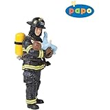 Papo: Yellow US Fireman w/ Baby