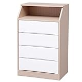 アイリス オープントップチェスト/OTC-594 フレンチオーク/ホワイト/590x401.5x961.5mm