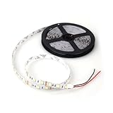SODIAL(R)クリスマスライト300 5050 SMD LEDストリップバーストリップ軽鎖5M 12V DCホワイト