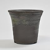 信楽焼 縁変深そり 盆栽・山野草鉢 4号鉢 幅11cm×奥行き11cm×高さ10cm