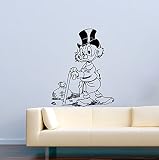 スクルージ・マクダックとお金のビニール壁デカール漫画装飾子供の部屋Duck Talesビニールステッカー壁画mk3700