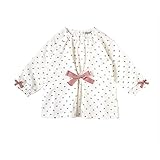 Hoppetta ロングブラウス きなり水玉 70~80cm 59384