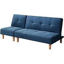 Amazon｜[ URBAN ] 6WAY ソファベッド (ブルー) 【 引っかき傷に強い