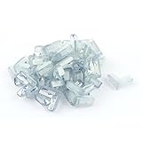 uxcell コーナークッション　コーナーガード　コーナーパッド　コーナーカバー ケガ防止　保護 コーナークッション ガードプロテクター テーブル デスク エッジ安全 透明 50個入り