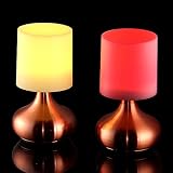 xiyunhan常夜灯LEDプラスチックボタンモダンミニマリスト充電バーランプクリエイティブテーブルランプグローCandleバー省エネリビングルームベッドルーム