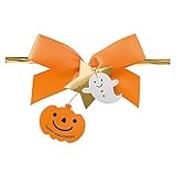 リボン付ワイヤータイ HW ハロウィン タグ付 オレンジ かぼちゃ (10個) HW-YT2