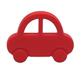 AILAMS赤ちゃんシリコーンおしゃぶり赤いカー　ベビー用　歯ぎしり玩具　カー