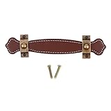 B Blesiya プルハンドル　引き取手　革製　快適的な　実用的　戸棚ドア引き出し　経済的　装飾品　家具美化　耐久性　高品質　食器棚