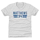 (Kids X-Large (14-16Y), Tri Ash) - 500 LEVEL Auston Matthews Toronto Hockey Youth Shirt - Auston Mat